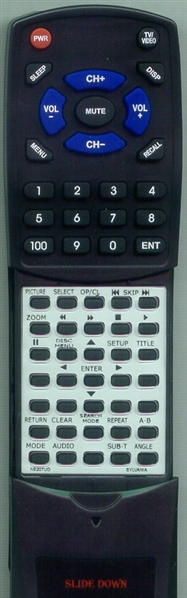 FUNAI NE207UD replacement Redi Remote