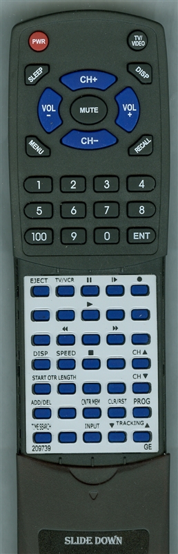 GE 209739 VSQS1024 replacement Redi Remote