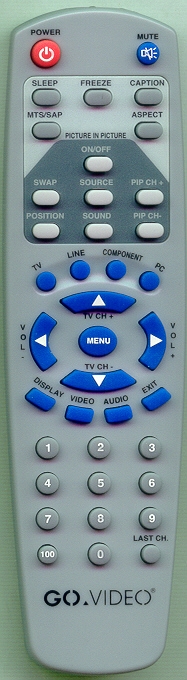 GO VIDEO TW101730RM Genuine  OEM original Remote