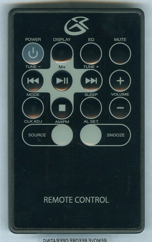 GPX REM-HM3817DTBLK Genuine OEM original Remote