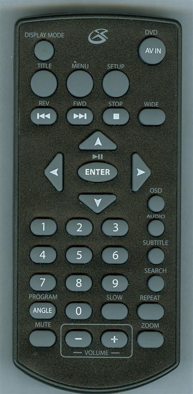 GPX REM-PD701 Genuine OEM original Remote