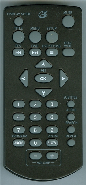 GPX REM-PD901 PD931RS Genuine OEM original Remote