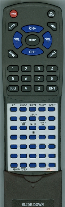 GPX REM-HM3817DTBLK replacement Redi Remote
