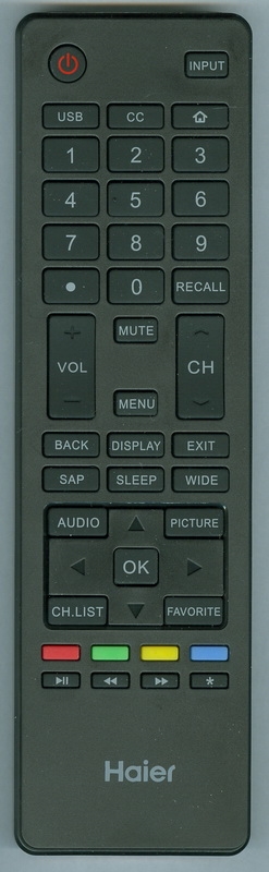 HAIER 240602000472 HTR-A18M Genuine OEM original Remote