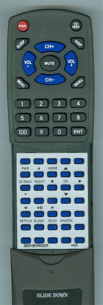 HAIER 398GR10BEHRN0000CR replacement Redi Remote