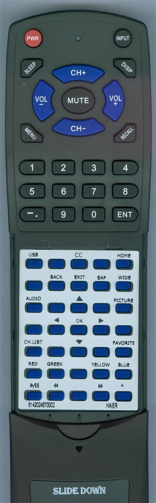 HAIER 8142024570002 replacement Redi Remote