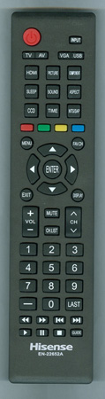 HISENSE 160678 EN-22652A Genuine OEM original Remote