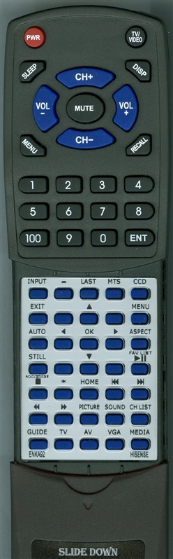 HISENSE EN-KA92 replacement Redi Remote