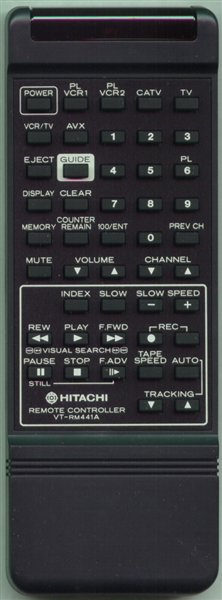 HITACHI 5614893 VT-RM441A Genuine  OEM original Remote