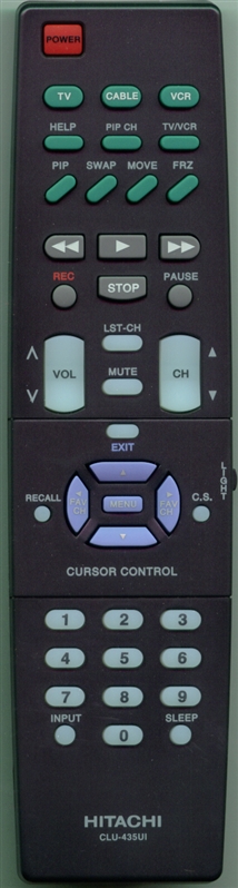 HITACHI HL00726 CLU-435UI Genuine  OEM original Remote