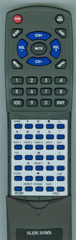 HITACHI 850125633 replacement Redi Remote