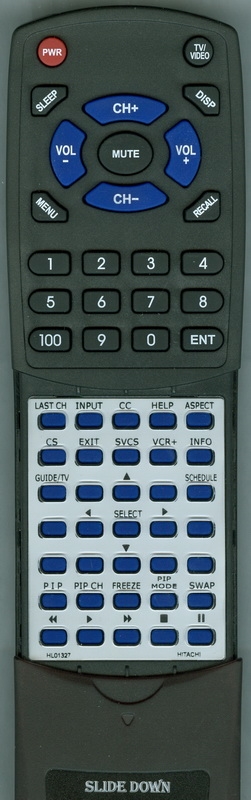 HITACHI HL01327 CLU-577TSI replacement Redi Remote