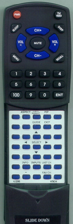 HITACHI HL02065 CLU-3851WL replacement Redi Remote