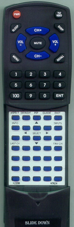 HITACHI HL02066 CLU-3852WL replacement Redi Remote