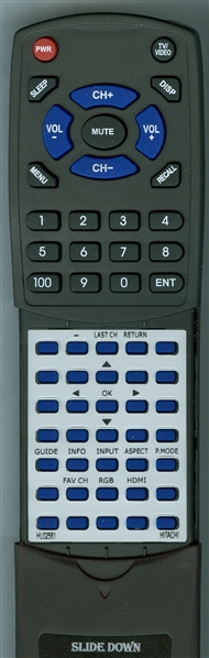 HITACHI HL02561 CLU4981S replacement Redi Remote