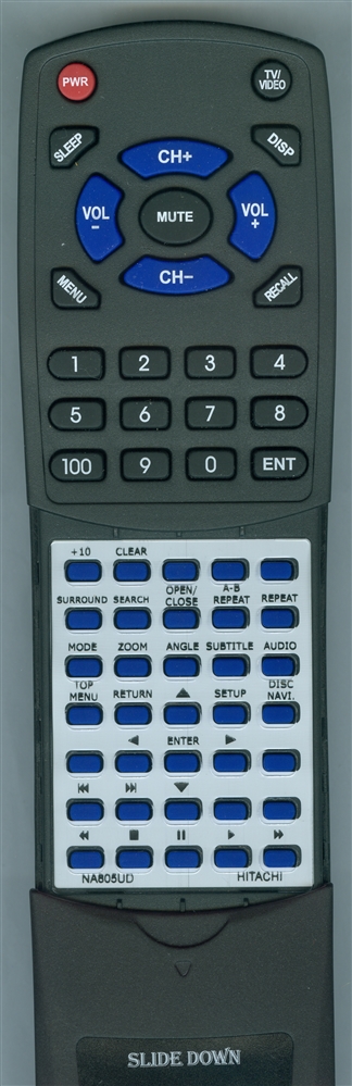 HITACHI NA805UD DV-RM745U replacement Redi Remote