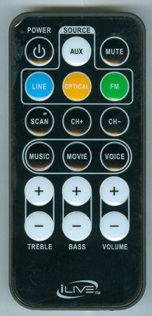 ILIVE REM-IT302 Genuine  OEM original Remote