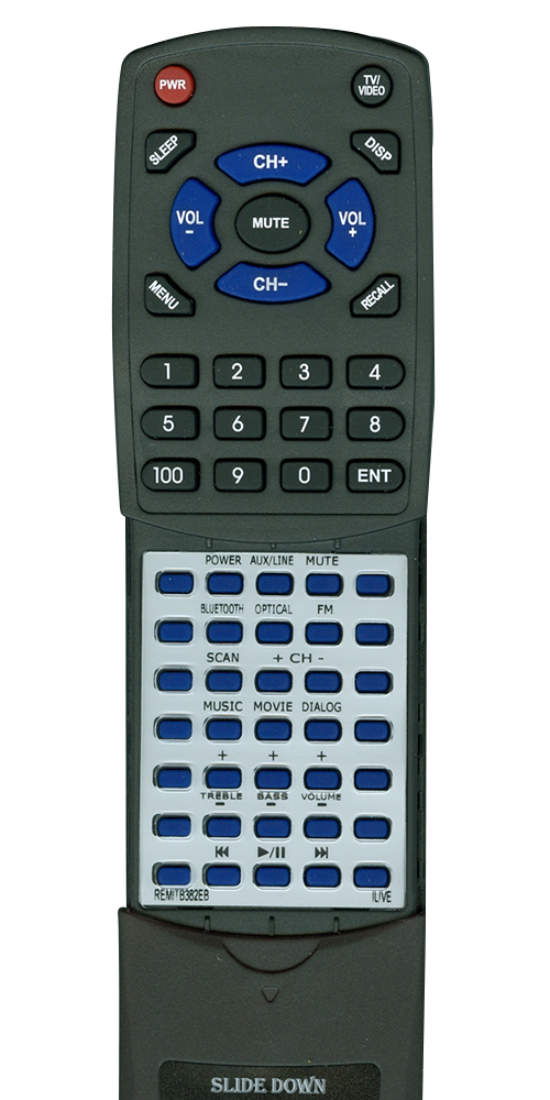 ILIVE REM-ITB382-EB replacement Redi Remote