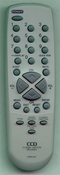 ILO 07640KL030 Genuine  OEM original Remote