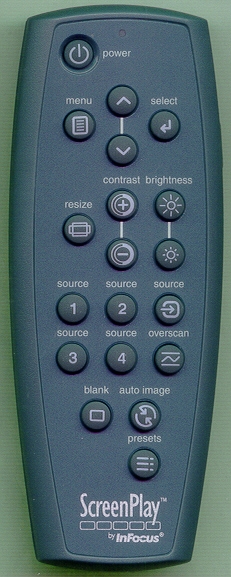 IN FOCUS 590-0567-01 Genuine OEM original Remote