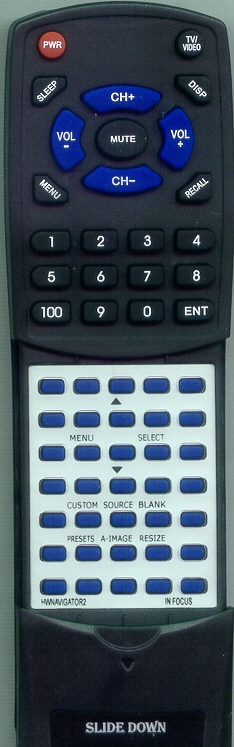 IN FOCUS HW-NAVIGATOR-2 replacement Redi Remote