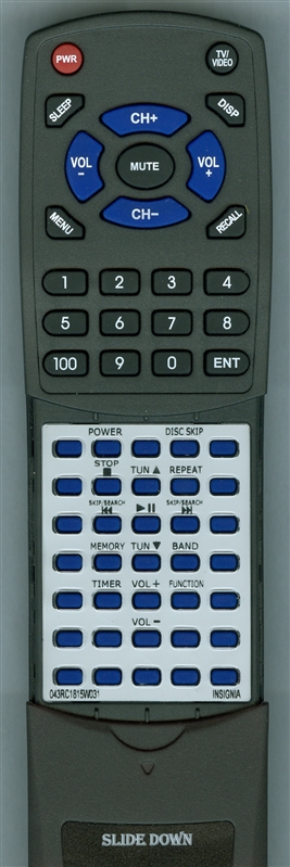 INSIGNIA 043-RC1815W031 replacement Redi Remote