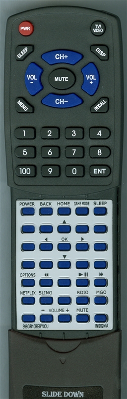 INSIGNIA 398GR10BEBY00U replacement Redi Remote