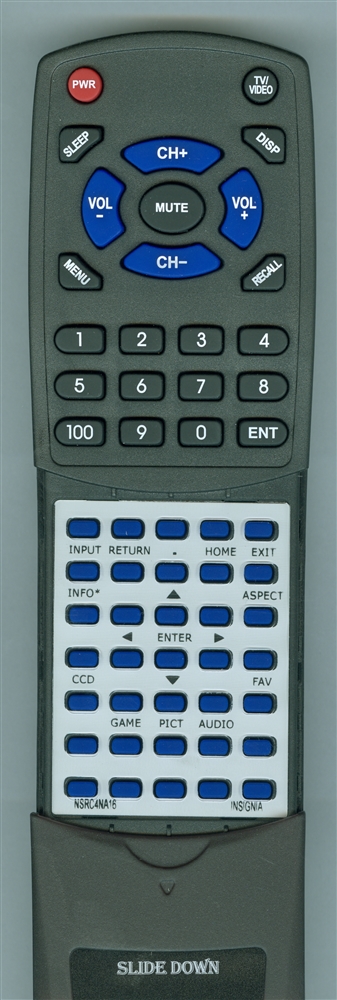 INSIGNIA NS-RC4NA-16 replacement Redi Remote