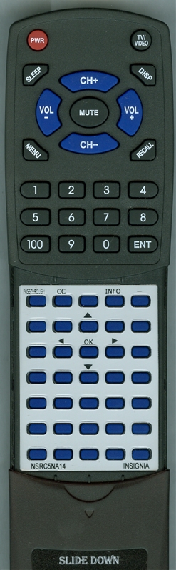 INSIGNIA NS-RC5NA-14 replacement OEM Redi Remote