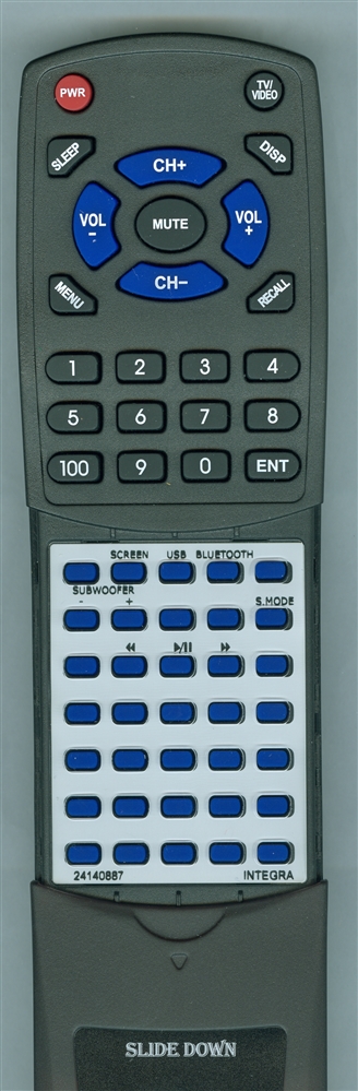 INTEGRA 24140887 RC-887S replacement Redi Remote