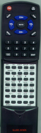 JENSEN 30702210 RC4502AVX replacement Redi Remote
