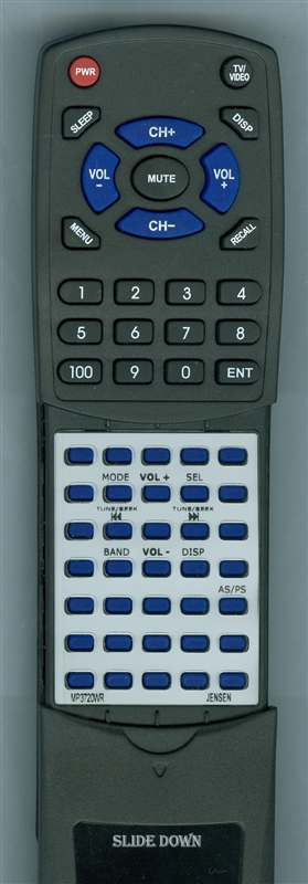 JENSEN MP3720WR replacement Redi Remote