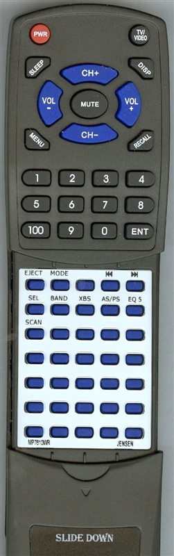 JENSEN MP7610WR replacement Redi Remote