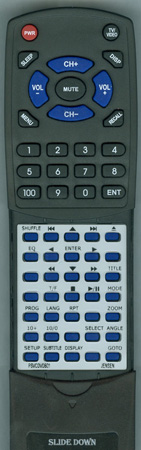 JENSEN PSVCDVDB01 replacement Redi Remote