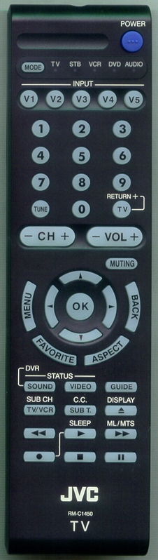 JVC RM-C1400-1H-NP RM-C1450 Genuine  OEM original Remote