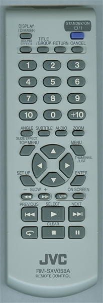 JVC RM-SXV058A Genuine OEM original Remote