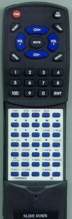 JVC LG-AKB32858702 RM-SDRMV100A replacement Redi Remote
