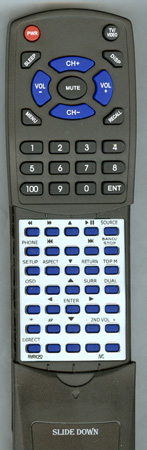 JVC RM-RK252 replacement Redi Remote