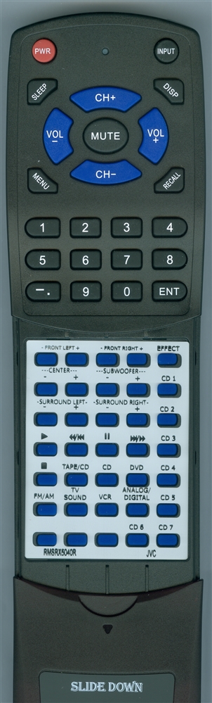 JVC RM-SRX5040R replacement Redi Remote