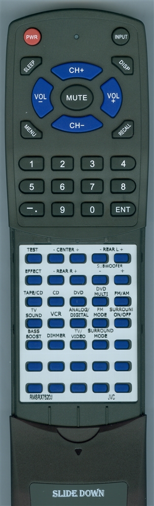 JVC RM-SRX7520J replacement Redi Remote