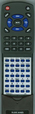 JVC RM-SXL001J RMSXL001J replacement Redi Remote