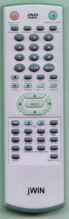 JWIN JDVD130 Genuine  OEM original Remote