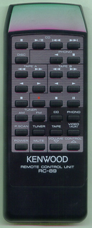 KENWOOD A70-0501-05 RC-89 Genuine  OEM original Remote