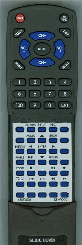 KENWOOD A70-2089-08 RC-DV501 replacement Redi Remote
