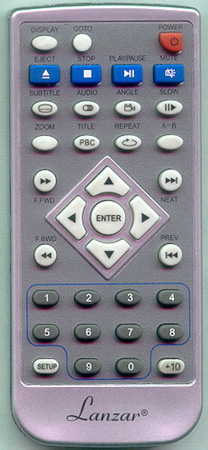 LANZAR SVDVD5 Genuine OEM original Remote