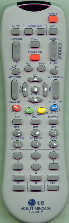 LG 105-201M Genuine OEM original Remote