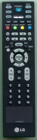 LG 6710900010X Genuine  OEM original Remote