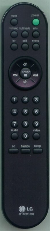 LG 6710V00126B 6710V00126B Genuine OEM original Remote