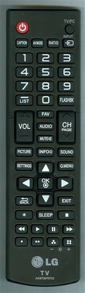 LG AAA75271701 AKB73975722 Genuine OEM original Remote
