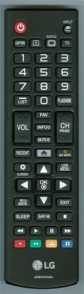 LG AGF76631042 AKB74475401 Genuine OEM original Remote